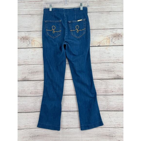 Lily Pulitzer Side Zip Stretch Jeans Women's Size 4 Blue Medium Wash Denim - Picture 2 of 13